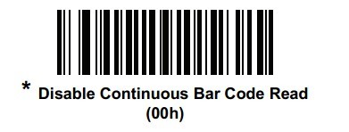 �P�]Continuous Bar Code Read